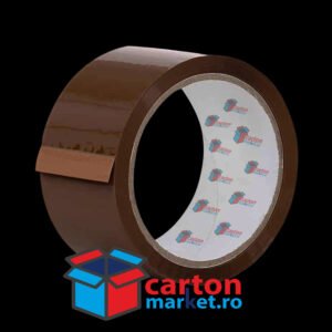 bandă adezivă 72mm x 66mm, 38 microni, optima, maro