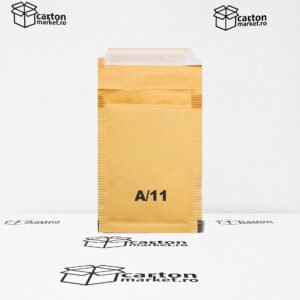 plic antisoc a11, 120x175+50 mm, kraft maro
