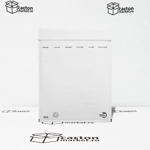 plic antisoc h18, 290x370+50 mm, kraft alb