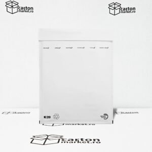 plic antisoc k20, 370x480+50 mm, kraft alb