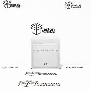 plic antisoc cd, 200x175+50 mm, kraft alb