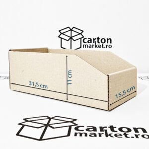 cutie raft s, carton tip co3 / ondula b, 625 x 255 x 105, culoare carton:natur cutie raft s, carton tip co3 / ondula b, 625 x 255 x 105, culoare carton:natur