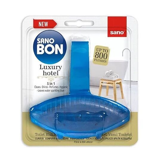 odorizant wc baie sano bon blue diverse arome 5 in 1, solid, 55 g