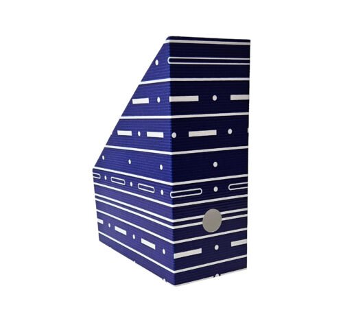 Suport dosare din carton A4, vertical-albastru CBC