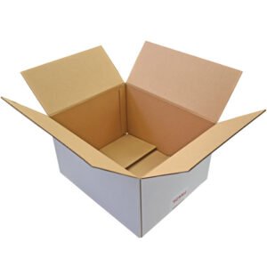 cutie de carton tip co3 / ondula b, 570 x 360 x 330 mm, culoare carton:albit