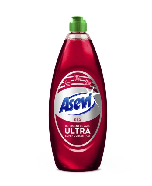 detergent de vase asevi ultra, red, 650ml