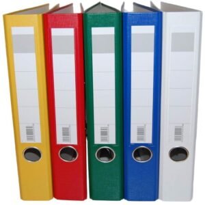 biblioraft plastifiat 7.5 cm,culori diverse biblioraft plastifiat 7.5 cm,culori diverse