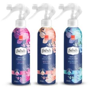 odorizant de camera lichid sano fresh, home perfume collection, 350 ml,soft silk,blue blossom
