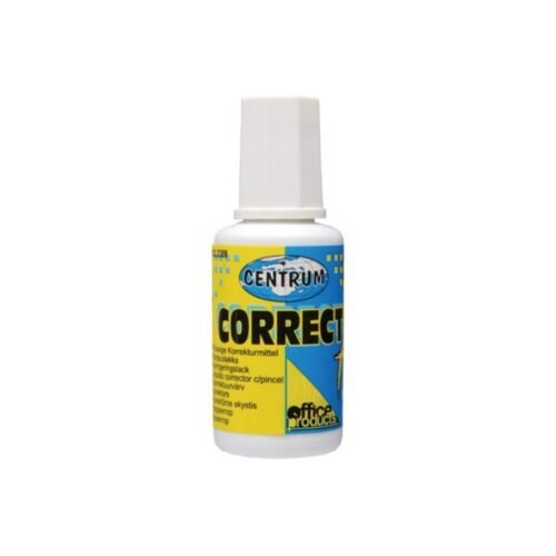 fluid corector centrum, pe baza de alcool, cu pensula, 20 ml