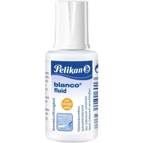 fluid corector pe baza de solvent 20ml blanco pelikan
