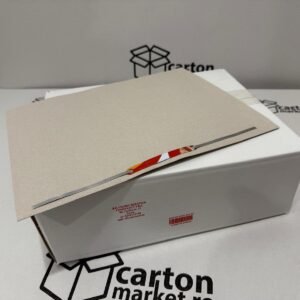 dosar carton alb cu sina lunga, 100 bucati/set