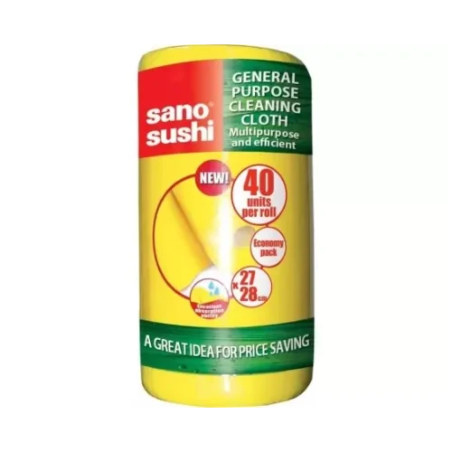 lavete uscate universale sano sushi 27x37 cm, 40 buc/rola