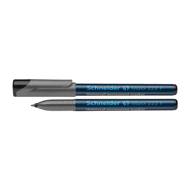 marker permanent schneider maxx 222 f negru 0.7 mm marker permanent schneider maxx 222 f negru 0.7 mm