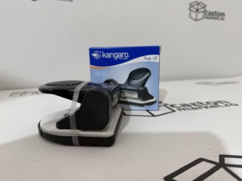 perforator kangaro perfo 20, 20 coli, metalic,negru perforator kangaro perfo 20, 20 coli, metalic,negru