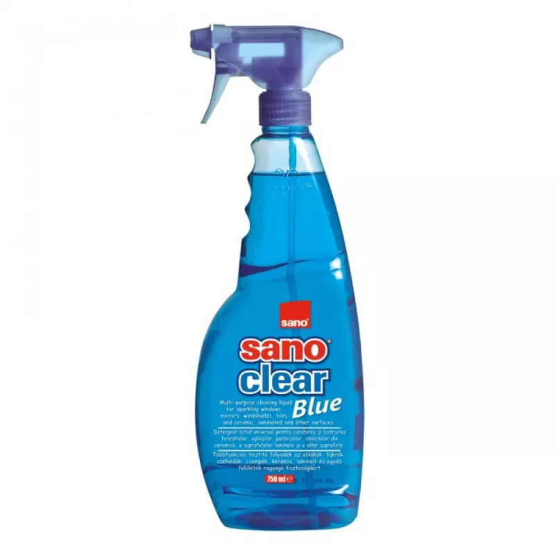 solutie geam 750ml cu pulverizator sano