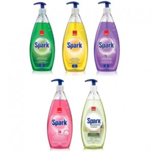 detergent de vase sano spark 500 ml,lavanda, lamaie, castravete, migdale, lemongrass si zero