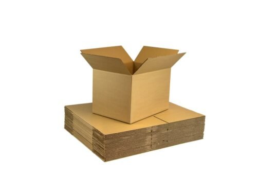 Cutie carton tip CO3 / ondula B 250 X 200 X 200 mm, Culoare carton:natur , set 25 buc