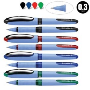 Roller cu cerneala SCHNEIDER One Hybrid C, ball point 0.3mm - scriere albastra/negru