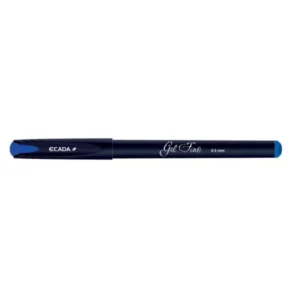 Pix Ecada Cu Gel Gelfino 0.5mm cu capac, Albastru, negru, rosu , 12buc/cut