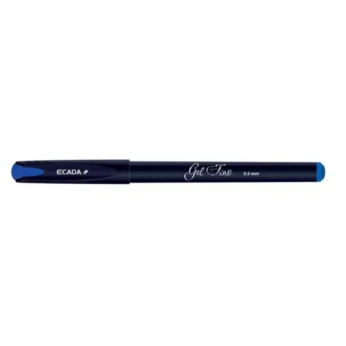 05ec Pix Ecada Cu Gel Gelfino 0.5mm cu capac, Albastru, negru, rosu , 12buc/cut