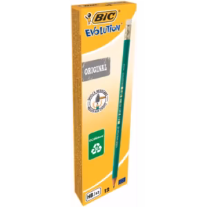 Creion cu guma, Bic ECO Evolution, mina HB,12buc/cut