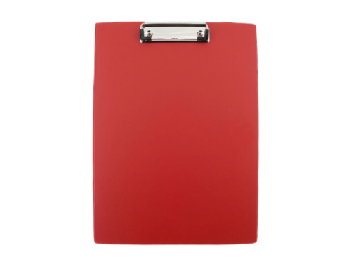 cl simplu Clipboard simplu A4,Daco, cu mecanism de prindere, albastru, negru, rosu