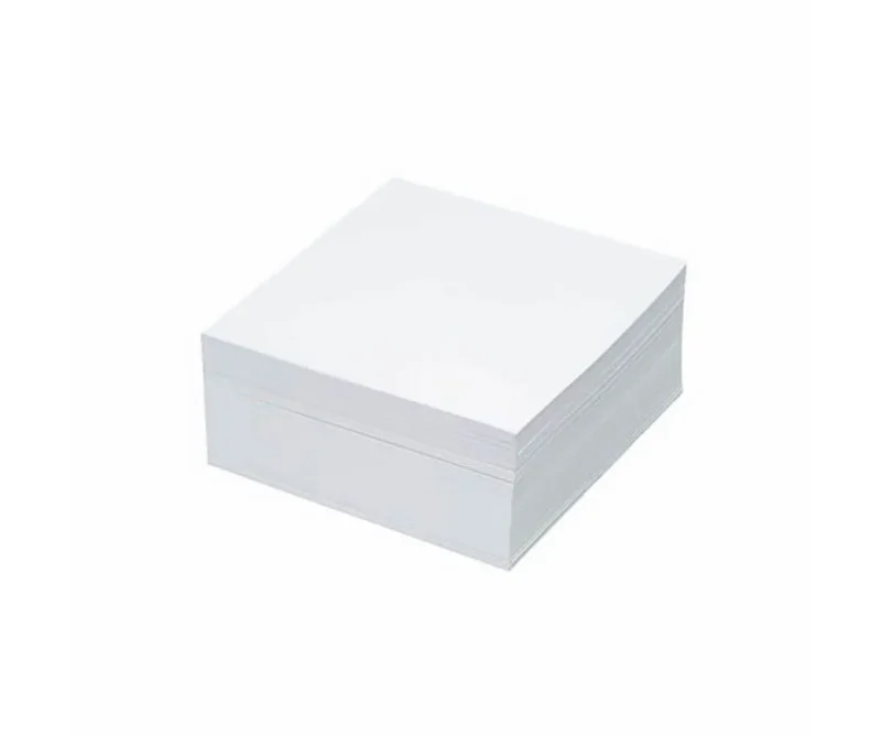 Rezerva cub hartie alb  9*9cm 500coli