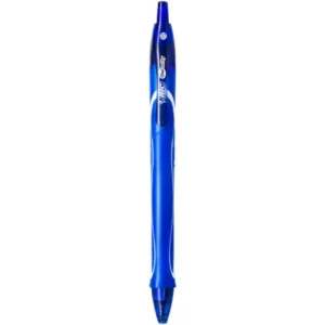 Pix cu gel 0.7mm, cu mecanism, Bic Gelocity Quick Dry albastru
