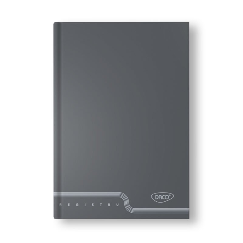 Registru A4 Daco , 100 file, 70g/mp, coperta cartonata, dictando/matematica Culori asortate