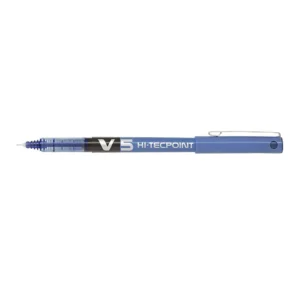 Roller cu gel cerneala varf 0.5 mm PILOT V5 HI-TECPOINT albastru