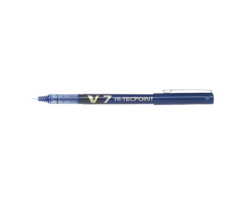 Roller cu gel cerneala varf 0.7 mm PILOT V7 HI-TECPOINT albastru
